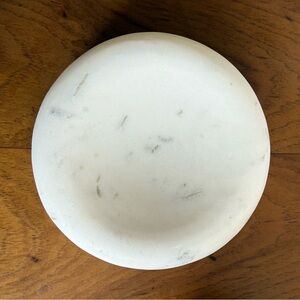 Studio McGee Threshold White Marble Dish